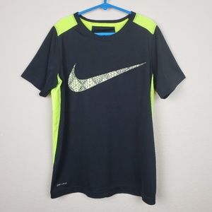 Nike Dri-fit Black Swoosh T-shirt